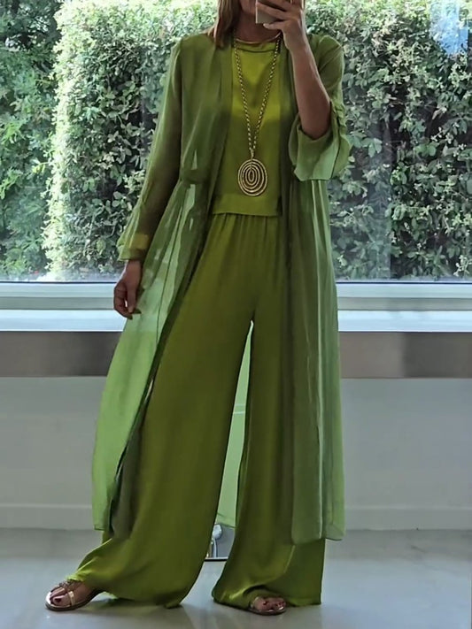 Elacie | Elegantes Lounge Set mit Leichtem Kimono