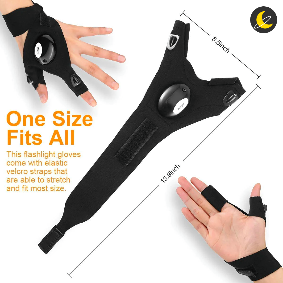 Lightgrip™ Flashlight Glove
