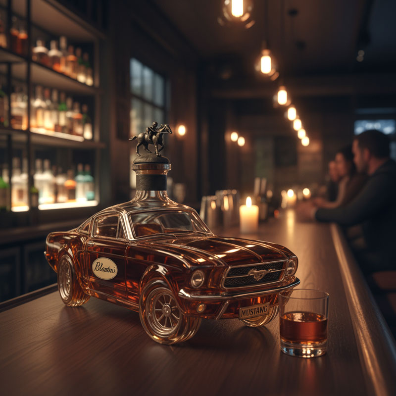 Norvo | Mustang Auto Vormige Whiskey Karaf voor de Thuisbar