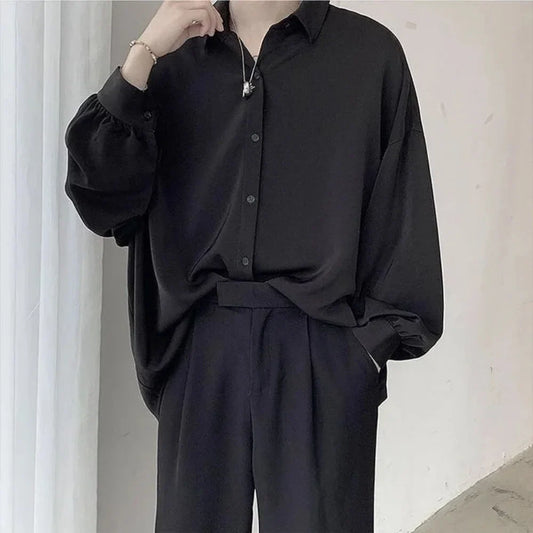 Koreanische bequeme Bluse für Männer | Stilvoll und funktionell