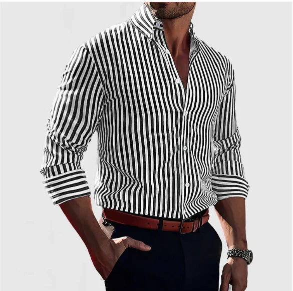 DUVAL PARIS™ | CHEMISE À RAYURES DÉCIDÉES