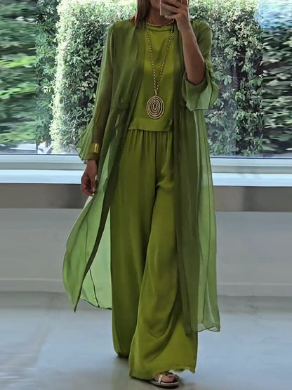 Elacie | Elegantes Lounge Set mit Leichtem Kimono