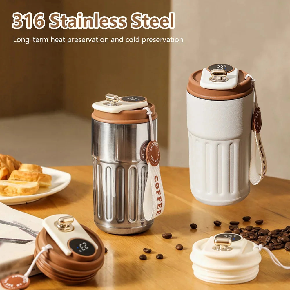 50% OFF VANDAAG | SmartSip™ | LED thermosfles