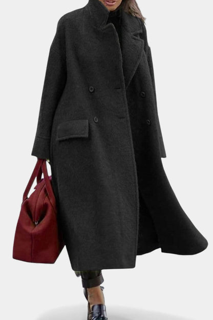 Élodiane™ | Manteau Long Élégance Structurée