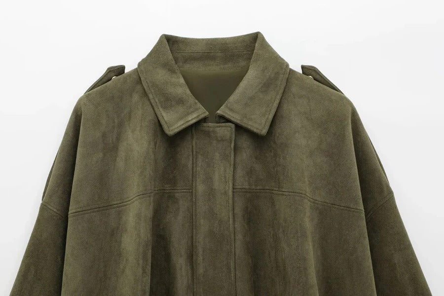 Sorella Classic Suede Jacket | Timeless Smart Casual Style | Effortless Everyday Outerwear | jacket