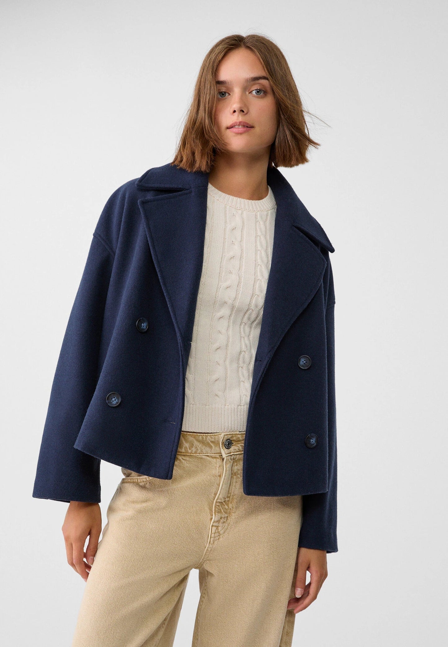 Veste courte croisée