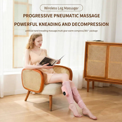 Wireless Calf and Arm Massager with Heat Functionality