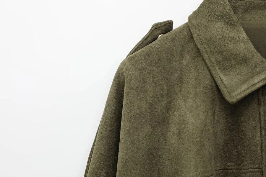 Sorella Classic Suede Jacket | Timeless Smart Casual Style | Effortless Everyday Outerwear | jacket