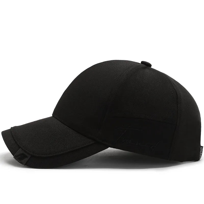 ShadeForm - Casquette à visière incurvée avec texture en sergé et sangle arrière réglable