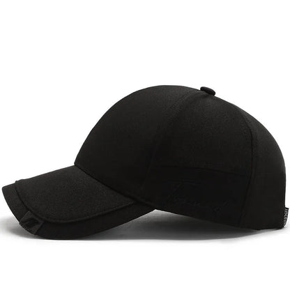 ShadeForm - Casquette à visière incurvée avec texture en sergé et sangle arrière réglable