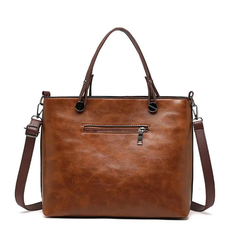 Women's Genuine Leather Shoulder Bag Tote Handbag