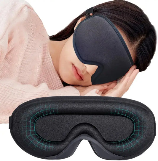 DeepBlack Slaapmasker - Totale Duisternis. Diepere Slaap.