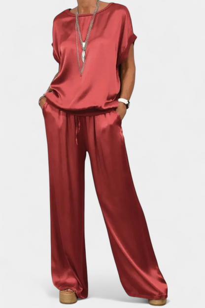 Blasa Conjunto de Primavera de Dos Piezas con Estilo Sofisticado