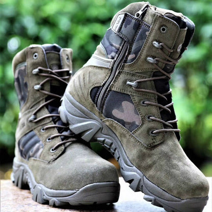 Bottes militaires tactiques pour hommes