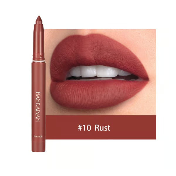 Lippenkonturenstift mit matter Farbe | Langanhaltend & feuchtigkeitsspendend | 2-in-1 Liner & Lippenstift
