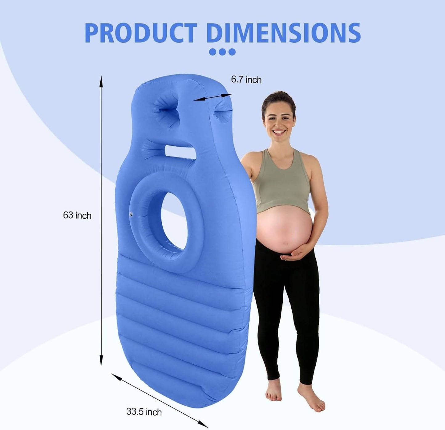 Stomach Sleeping Pregnancy Support Pillow