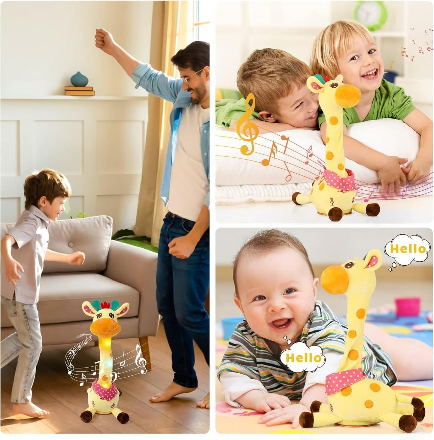 JiveGiraffe™ / Musical Plush Buddy for Kids