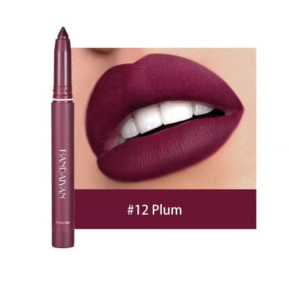 Lippenkonturenstift mit matter Farbe | Langanhaltend & feuchtigkeitsspendend | 2-in-1 Liner & Lippenstift