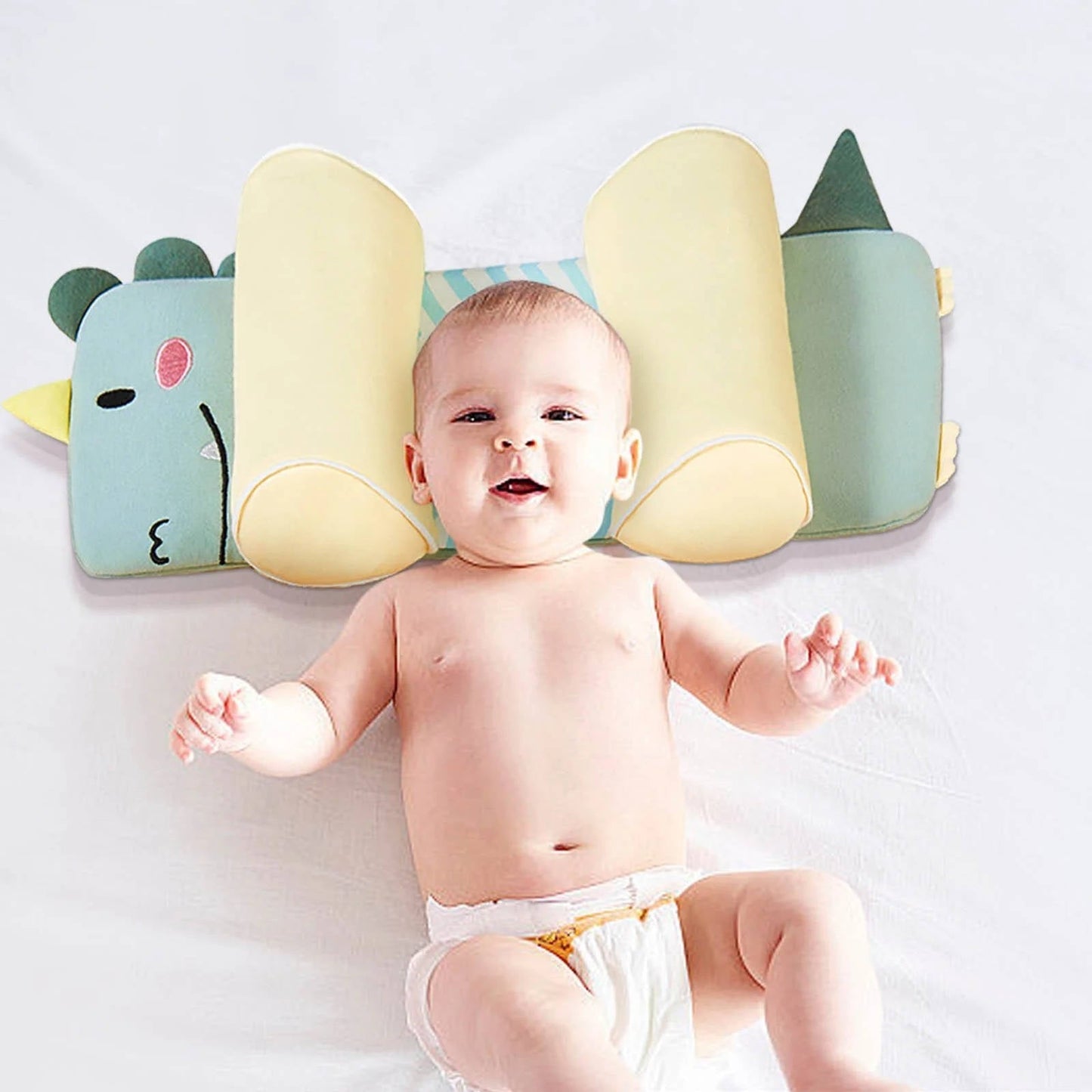 Infant Head Support Pillow with Adjustable Features