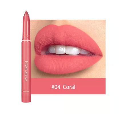 Lippenkonturenstift mit matter Farbe | Langanhaltend & feuchtigkeitsspendend | 2-in-1 Liner & Lippenstift