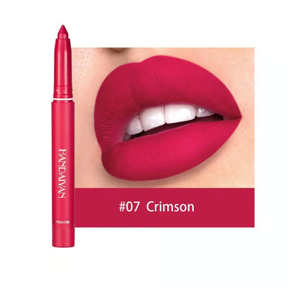 Lippenkonturenstift mit matter Farbe | Langanhaltend & feuchtigkeitsspendend | 2-in-1 Liner & Lippenstift