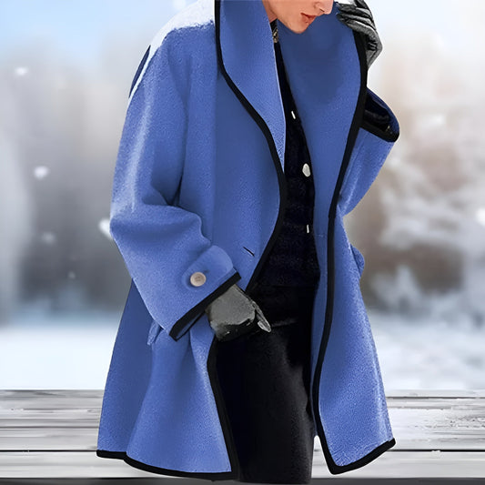Elei | Elegant Varm Frakke med Finesse