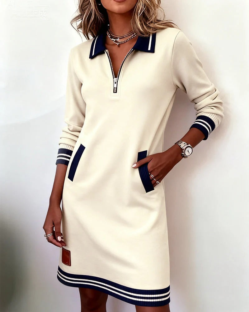Nadège | Feminint sporty-chic kjole