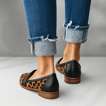 Mocassins en cuir de qualité supérieure pour femmes - Chaussures plates et confortables pour occasions formelles
