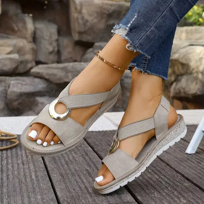 Doreen | Bequeme Slip-On Sandalen