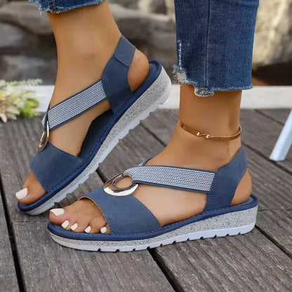 Doreen | Bequeme Slip-On Sandalen