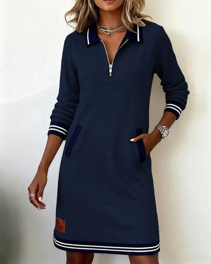 Lucy | Long Sleeve Cotton Dress