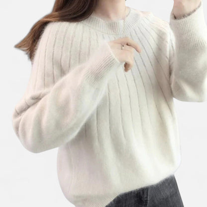 Valmonti | Women’s Knit Sweater – Soft Timeless Elegance