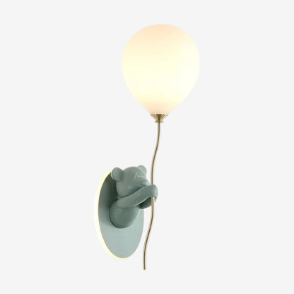 BrightPaws – Bear and balloon LED wall lamp for decor