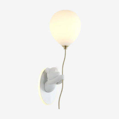 BrightPaws – Bear and balloon LED wall lamp for decor