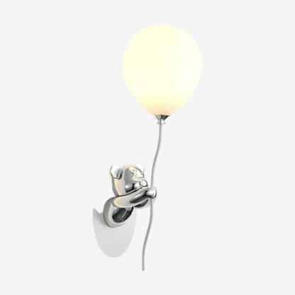 BrightPaws – Bear and balloon LED wall lamp for decor