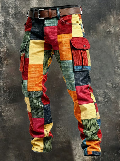 Rico | Patchwork-Cargohose für Herren