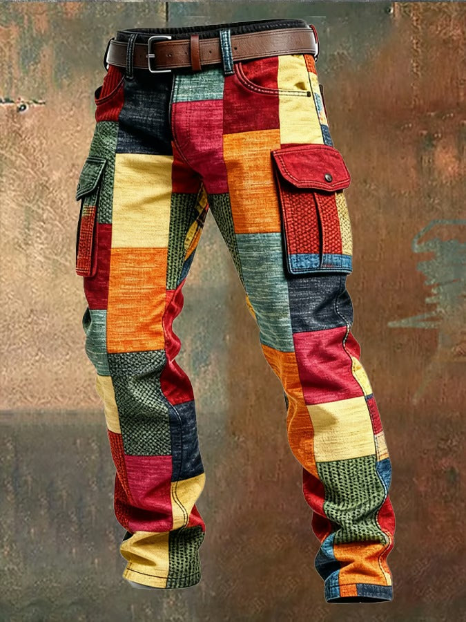 Rico | Patchwork-Cargohose für Herren
