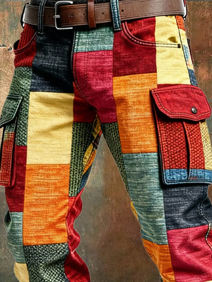 Rico | Patchwork-Cargohose für Herren