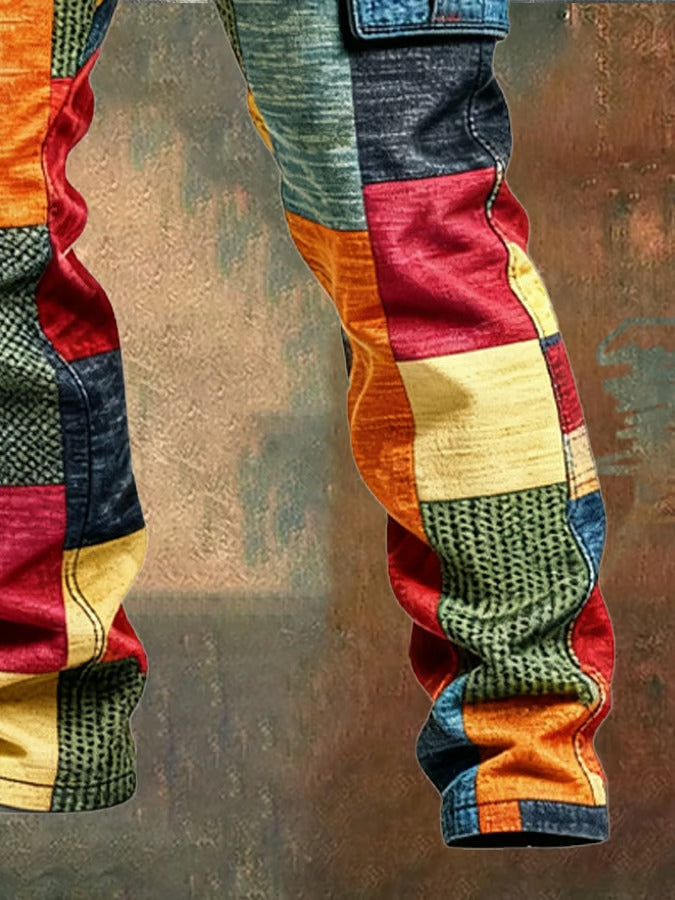 Rico | Patchwork-Cargohose für Herren