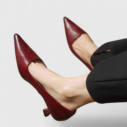 Womens Pointed Toe Low Heel Pumps Shorts