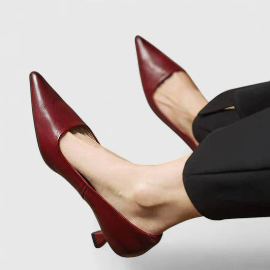 Womens Pointed Toe Low Heel Pumps Shorts