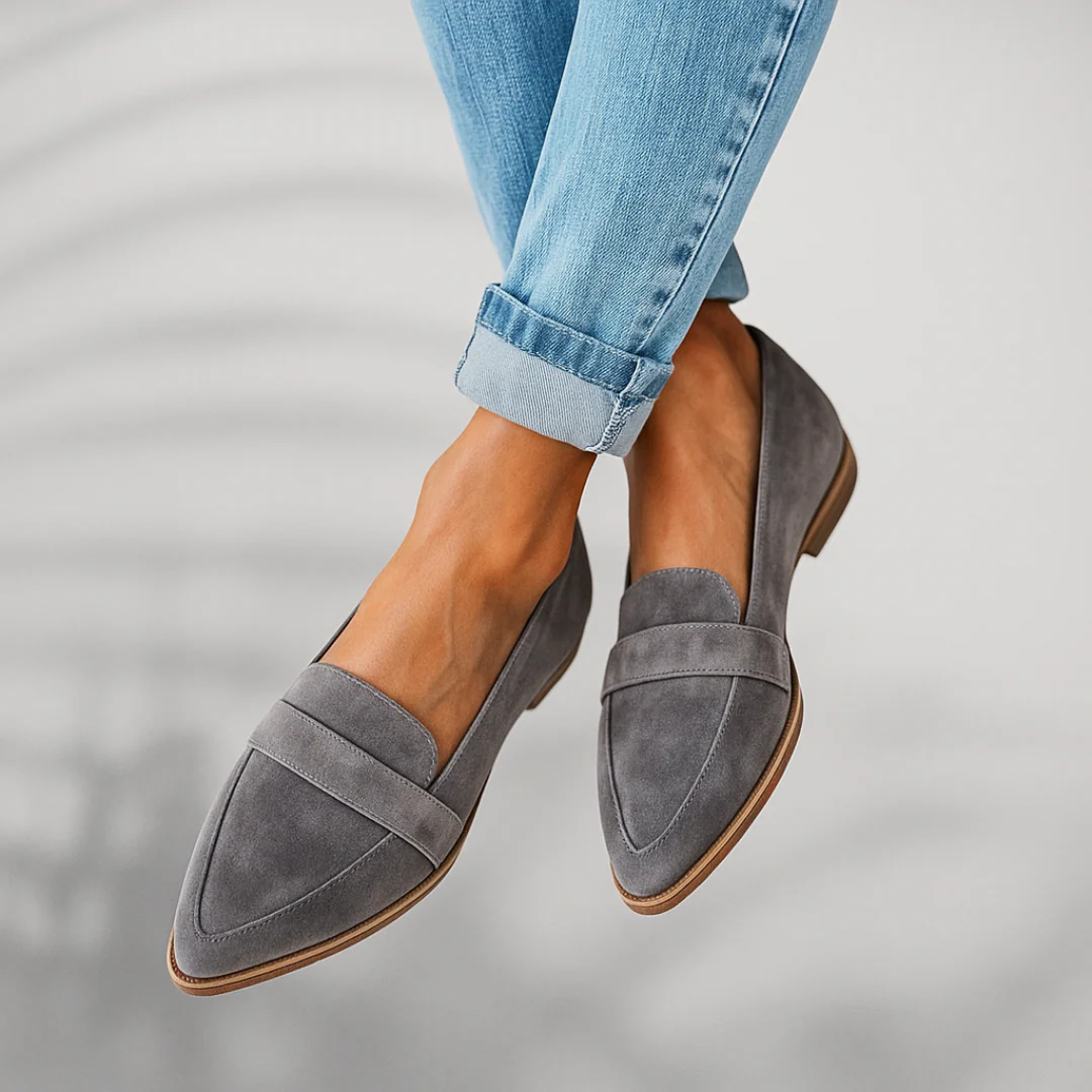 Mocassins en cuir de qualité supérieure pour femmes - Chaussures plates et confortables pour occasions formelles