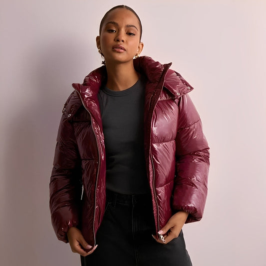 Elenora – Dicke Gesteppte Jacke Mit Abnehmbarer Kapuze Für Damen