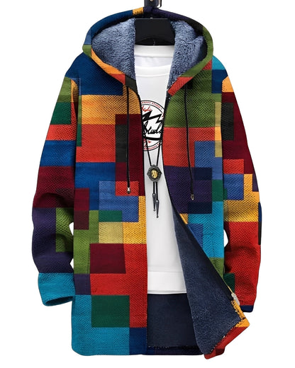 Braiden - Stylowy sweter z artystycznym nadrukiem dla mężczyzn