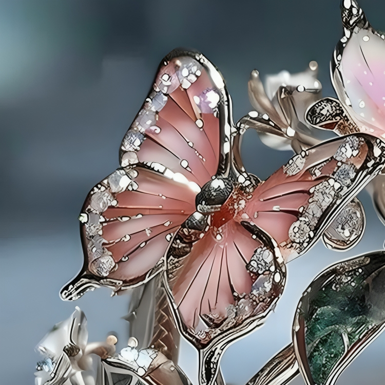 Croia | Zirconia-Accented Butterfly Ring