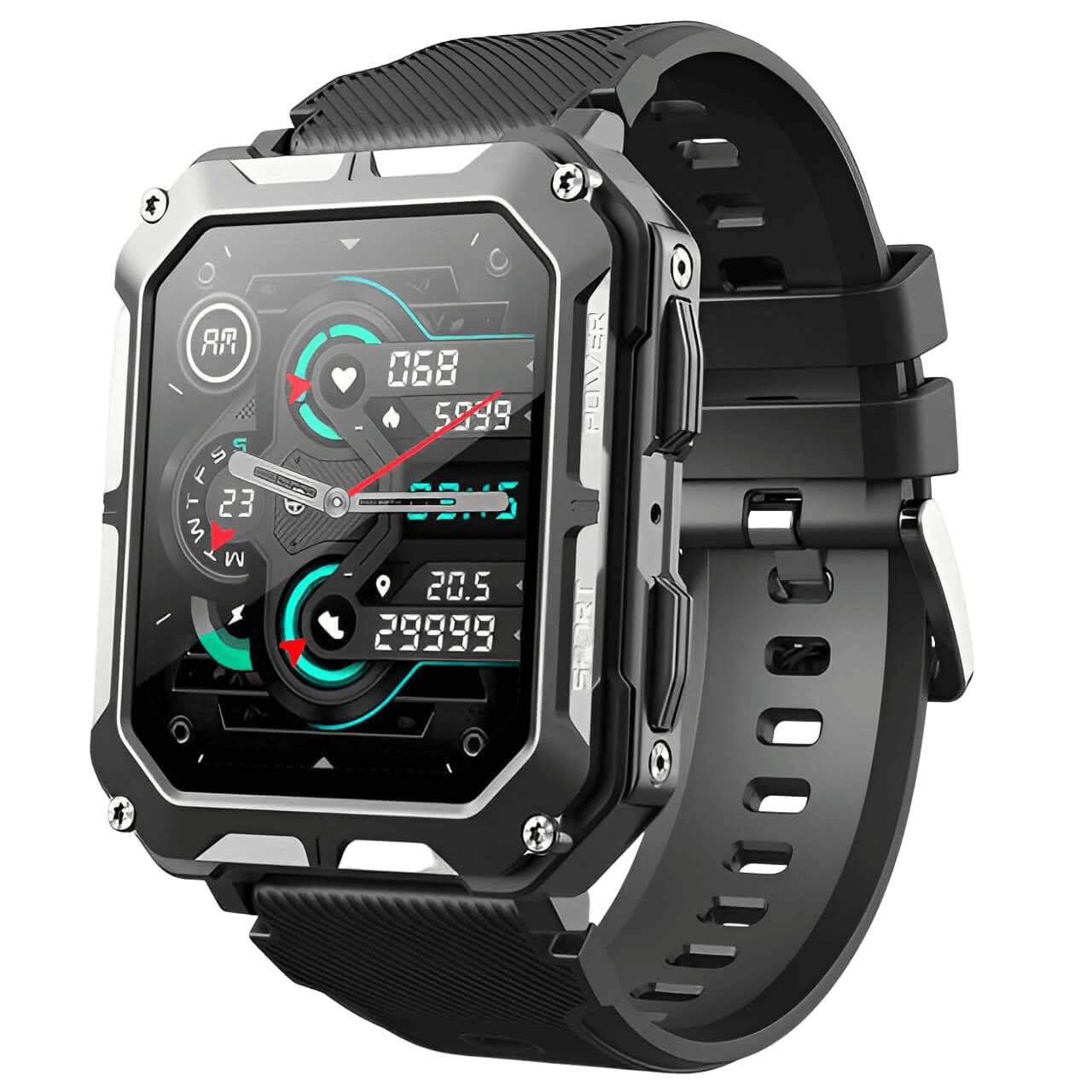 Indestructible Smartwatch - ArmorTime-Black-State of Style