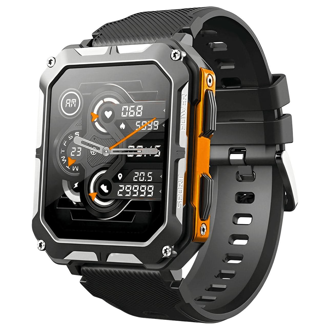 Indestructible Smartwatch - ArmorTime-Orange-State of Style