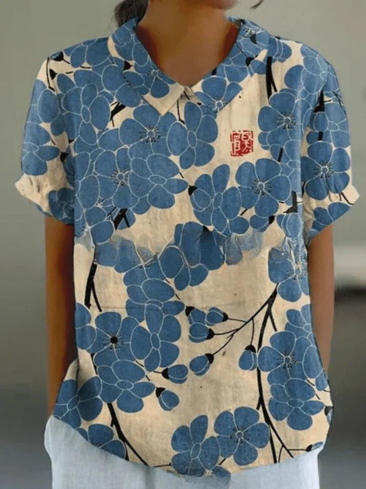 Classic Floral Blouse