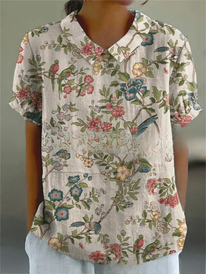 Classic Floral Blouse