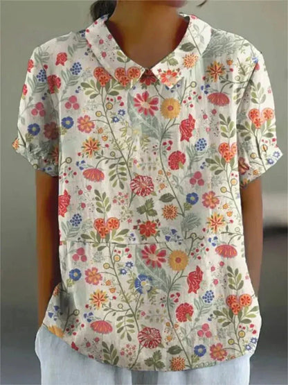Classic Floral Blouse